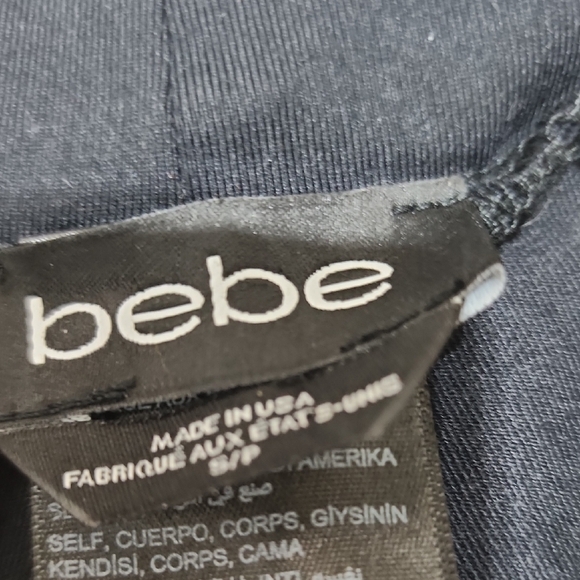 Bebe Black Studded Leggings S - Picture 6 of 9